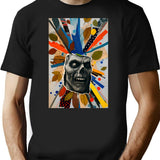Zombie Collage - Undead Collage T-Shirt - Retro Graphic Tee for Men & Women - Black
