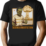Zombie - Science Over Fiction - Thumb Up T-Shirt - Black