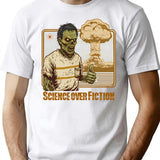Zombie - Science Over Fiction - Thumb Up T-Shirt - White