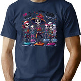 Zumba Dancer T-Shirt - Retro Graphic Tee for Men & Women - Navy