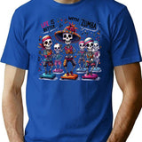 Zumba Dancer T-Shirt - Retro Graphic Tee for Men & Women - Blue
